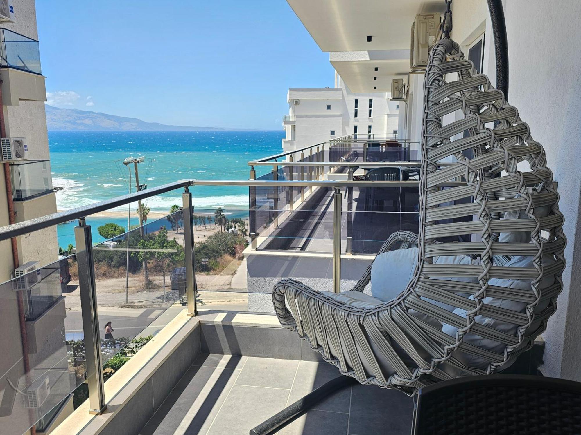 Jusal Sea View Apartment Саранда Экстерьер фото